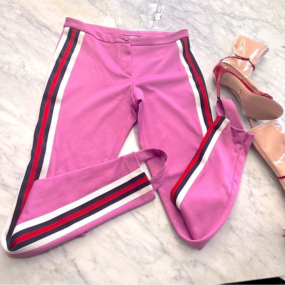 Famous✨Gucci
Jersey Stirrup pink Leggings With Web
